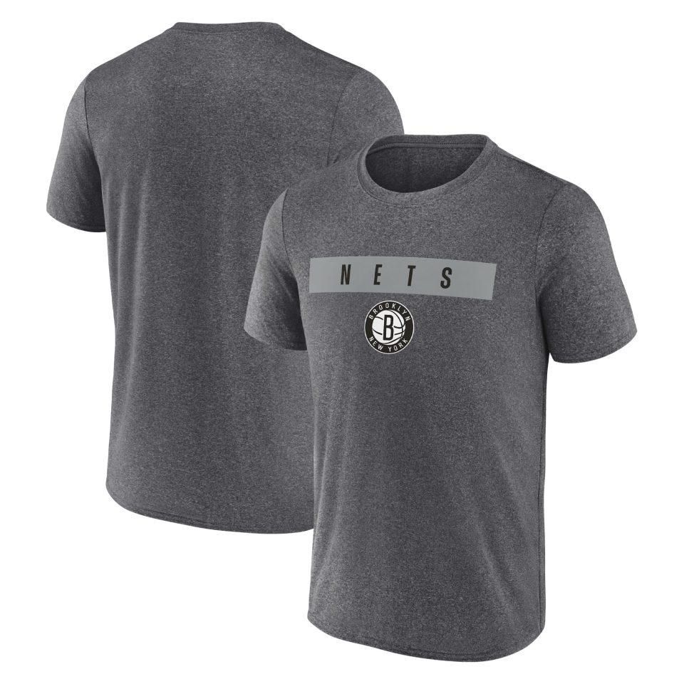 Polished Versatile Men's Fanatics Branded Heather Charcoal Brooklyn Nets Next Man Up T-Shirt