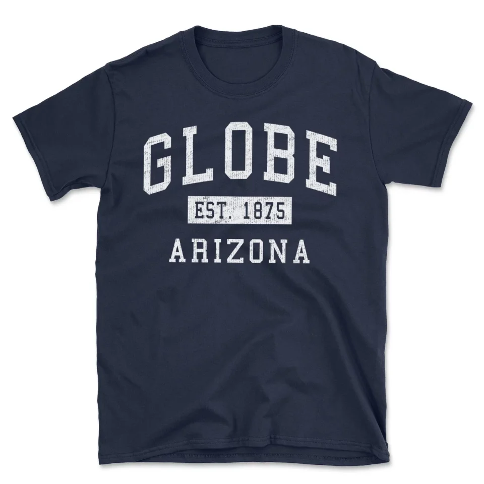 Polished Dining Globe Arizona Classic Established Men's Cotton T-Shirt