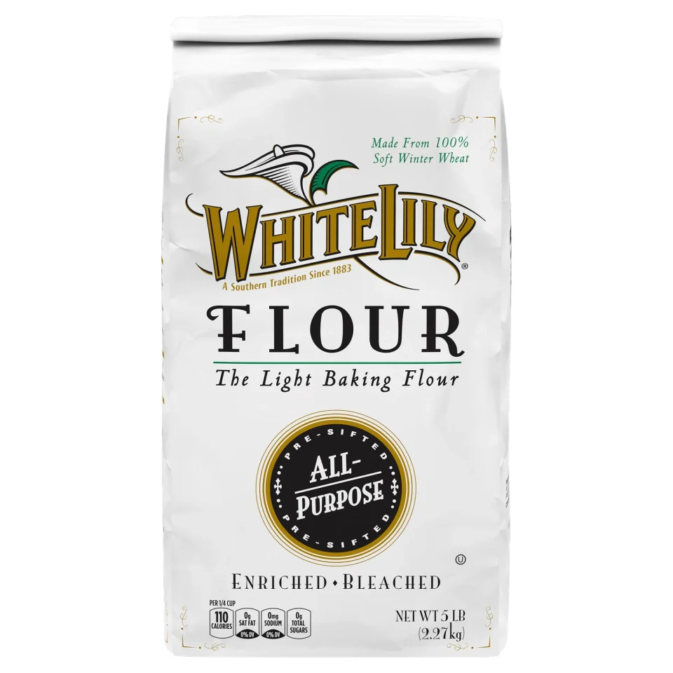 Polished Lightweight White Lily All Purpose Flour, 5 lb Bag