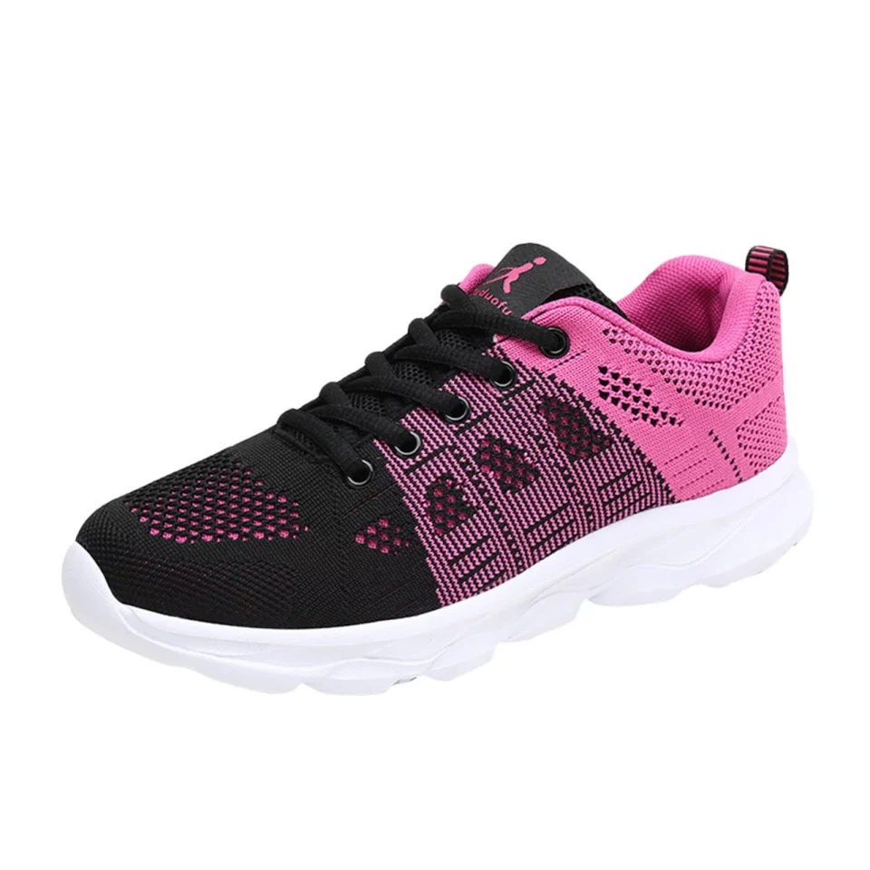 Cooking Space-Saving dmqupv Extra Wide Women's Sneakers Heel Color Breathable Ladies Shoes Sneakers Casual Womens Grand Court Sneakers Hot Pink 9.5