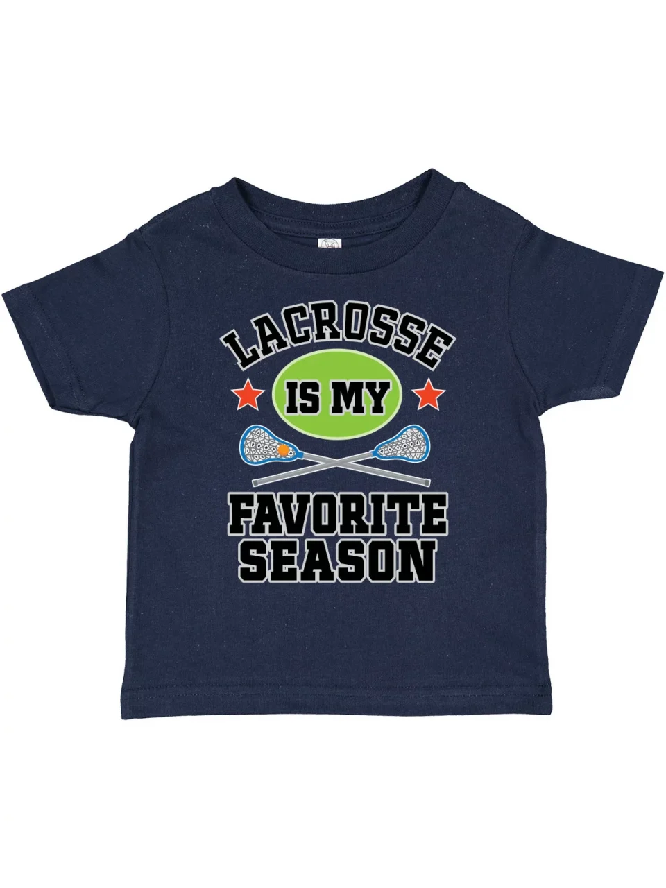 Eco-Friendly BPA-Free Inktastic Lacrosse is My Favorite Season Boys or Girls Toddler T-Shirt