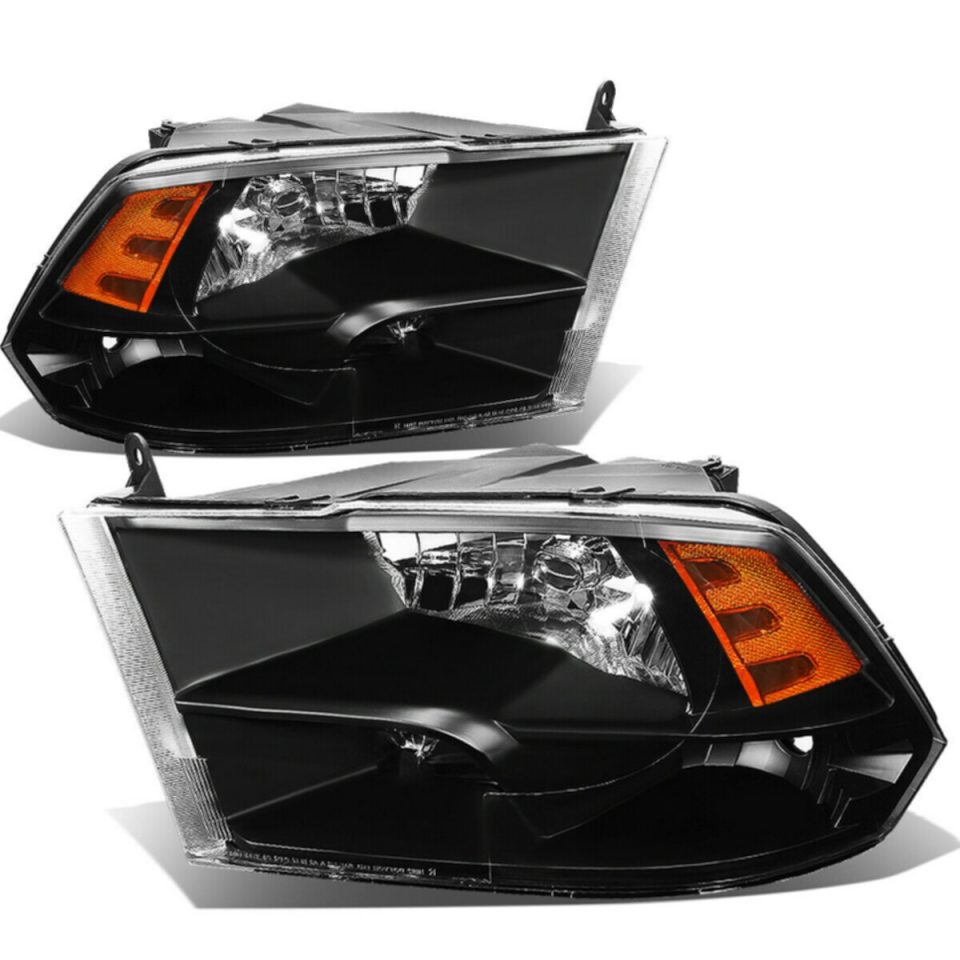 Baking Best-Selling 2009-2018 Dodge Ram Black Housing Amber Corner Quad Headlight Signal Lamps