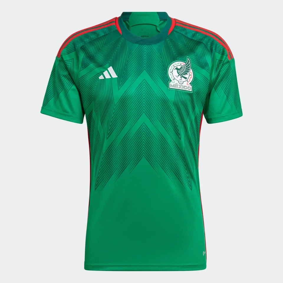 Best-Selling adidas Men's Soccer Mexico Home Jersey World Cup Qatar 2022- Large