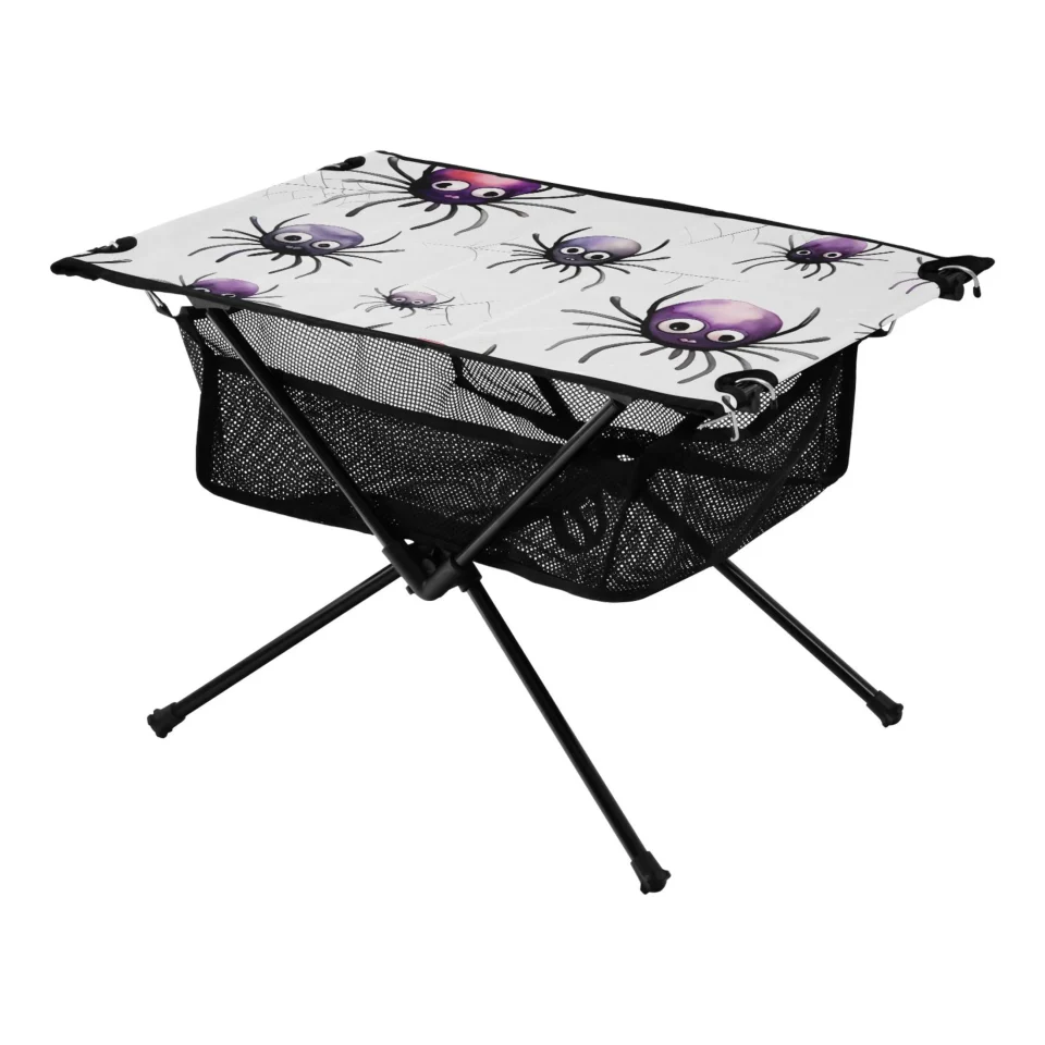 Supreme Kitchen Spider Camping Foldable Portable Table Beach Table with Storage Bag Compact Picnic Table for Outdoor Hiking Fishing BBQ