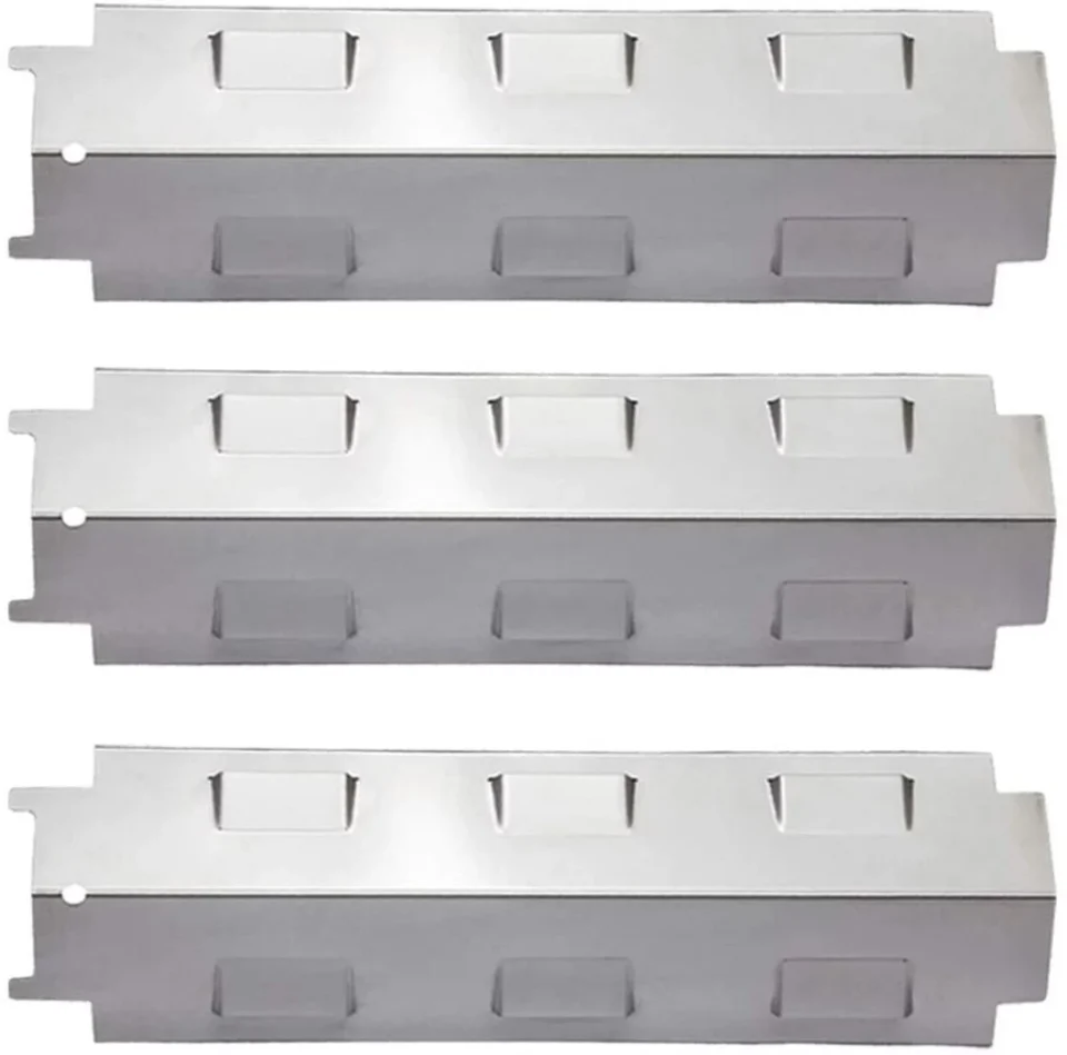 Dining Set of three heat plates for Gas Grill Models from Char-broil, Grill King, Brinkmann, Kenmore, Thermos and other manufacturers