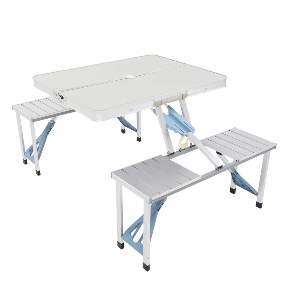 Easy-Clean Piece Folding Table and Chair Aluminum Alloy