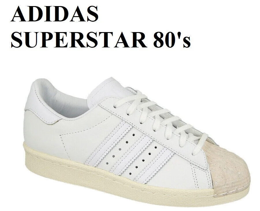 Bamboo SUPERSTAR 80's CORK LOW LACE-UP SNEAKERS WOMEN SHOES WHITE SIZE 7.5 NEW