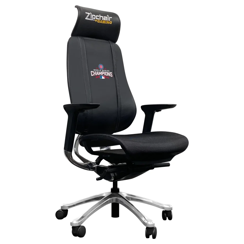 Wooden Black Chicago Cubs 2016 World Series Champions PhantomX Gaming Chair