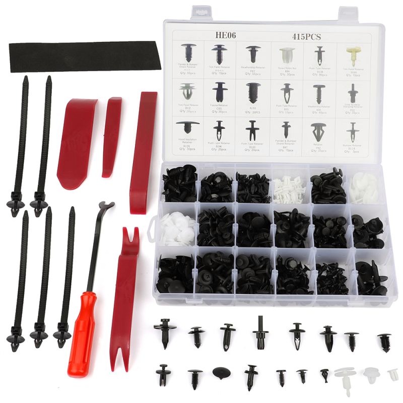Best-Selling Car Push Pin Rivet Trim Clip Panel Retainer Kit For Honda -446 Pcs